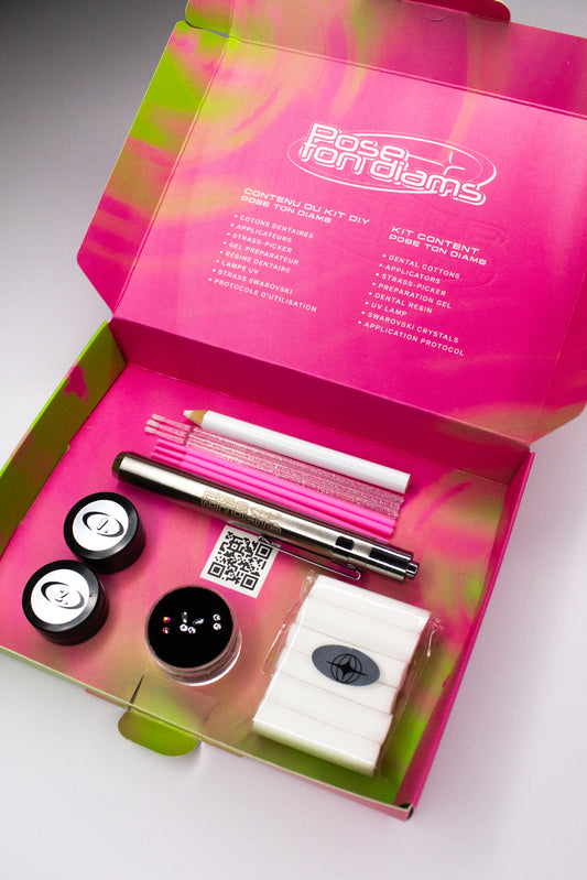 kit de strass dentaire complet avec lot de strass swarovski