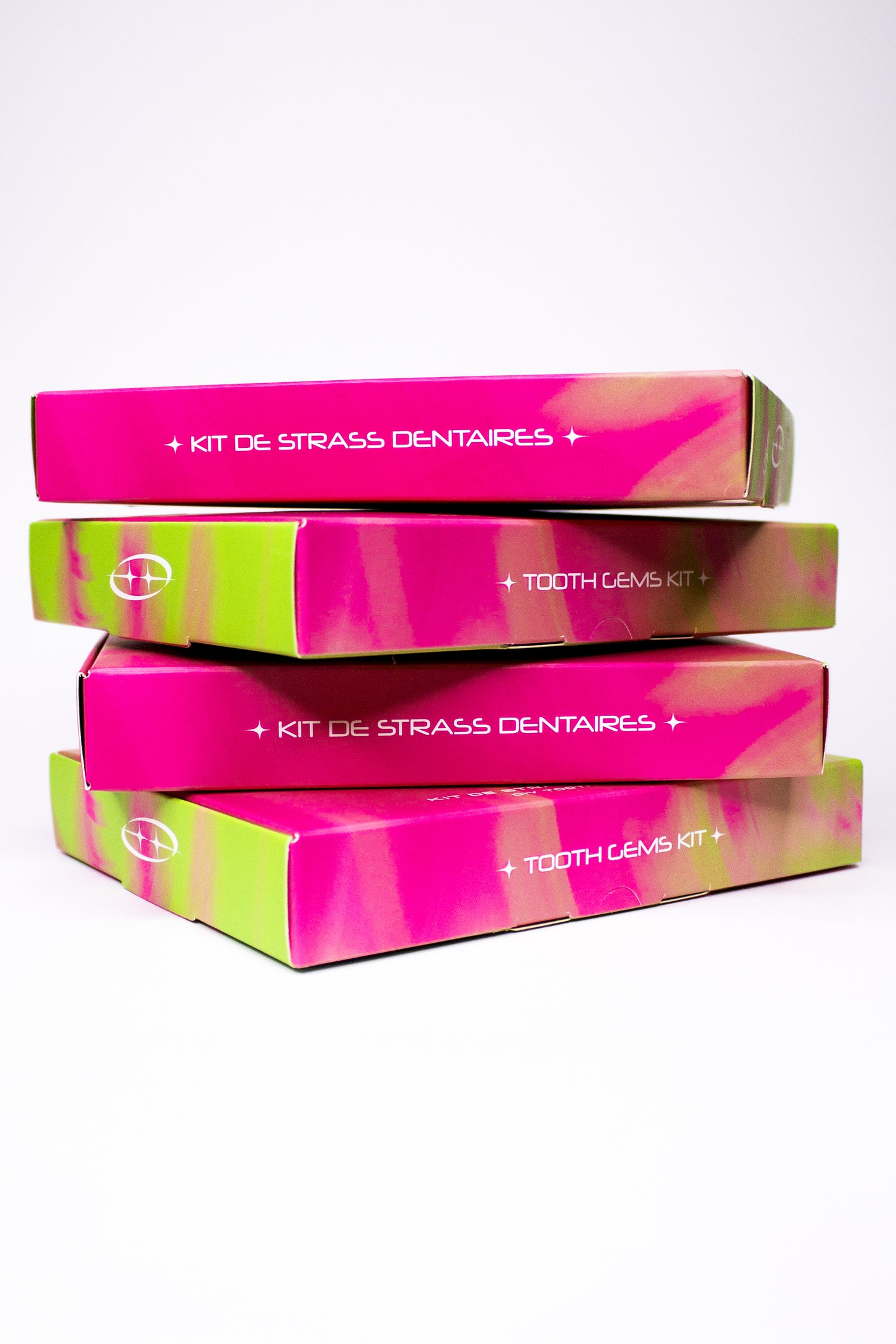pile de kit diy pose ton diams - strass dentaire swarovski